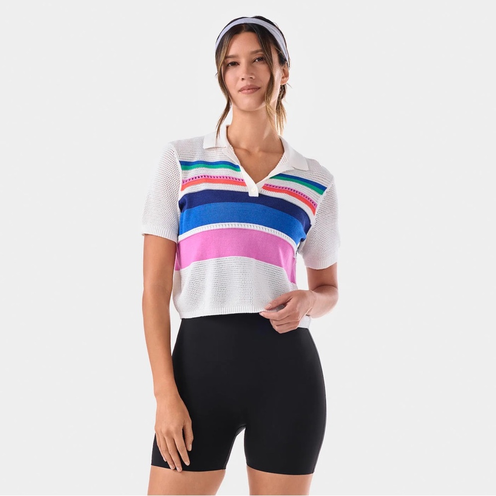 Striped Multicolor Crop Top